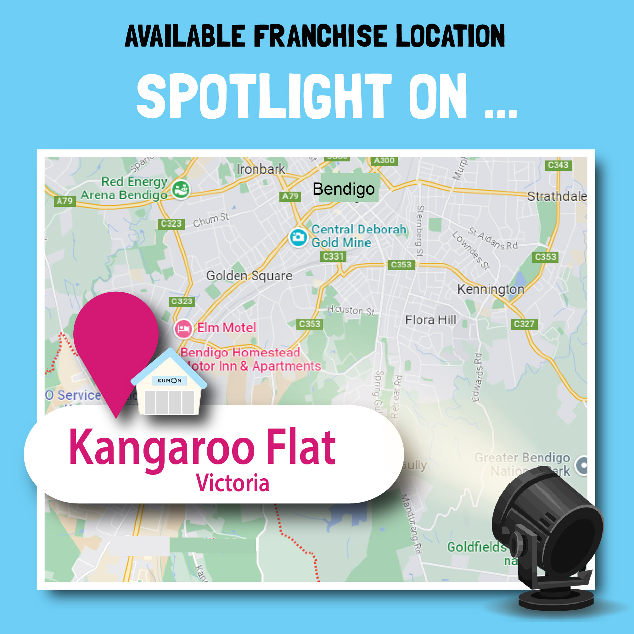 Consider opening a Kumon franchise in Kangaroo Flat, Victoria